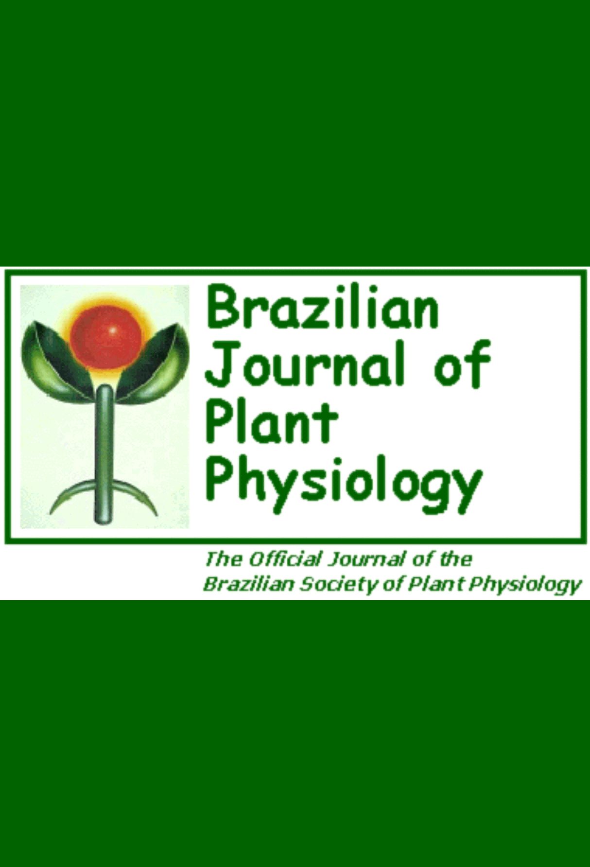 Capa: Brazilian Journal of Plant Physiology