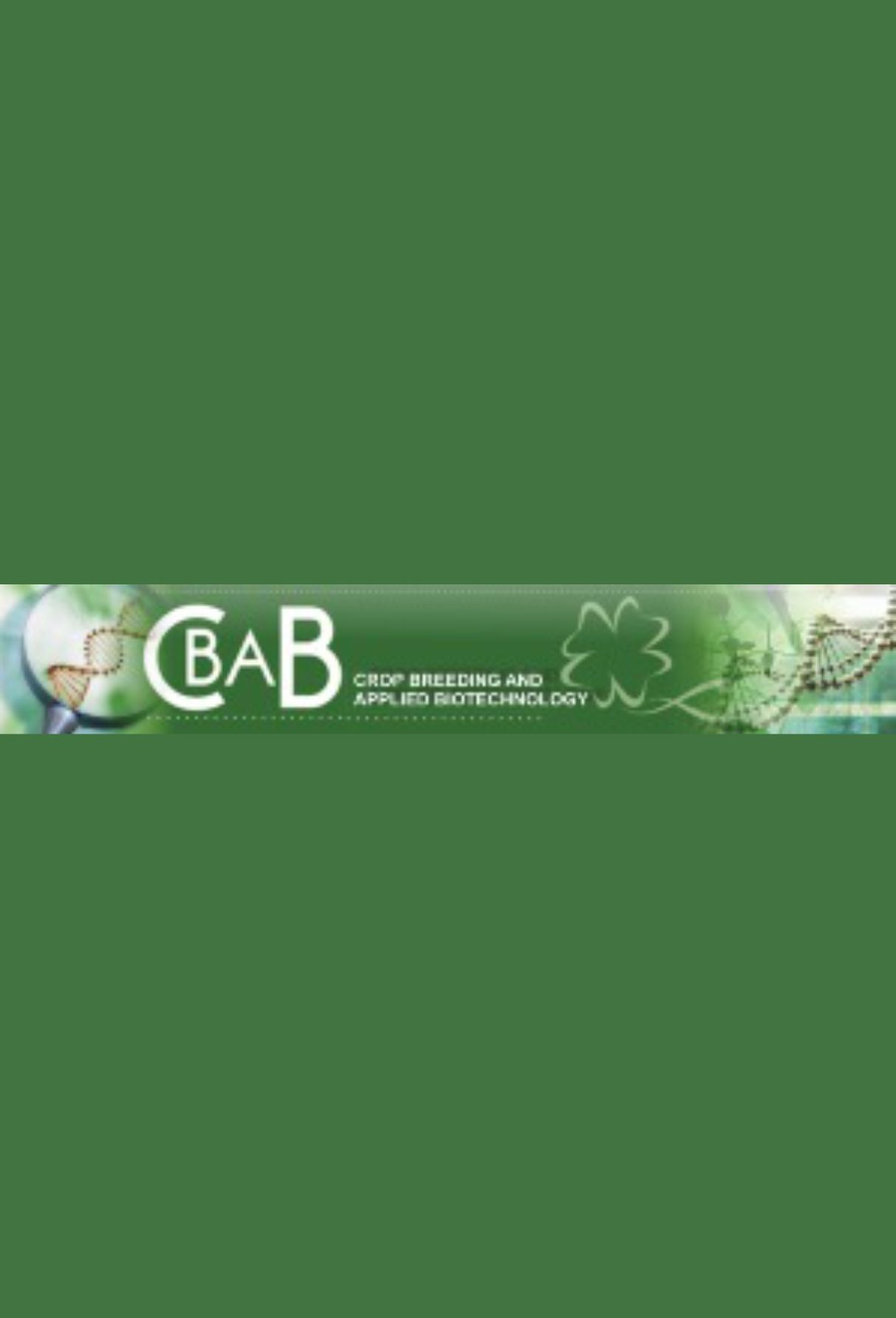 Capa: Crop Breeding and Applied Biotechnology