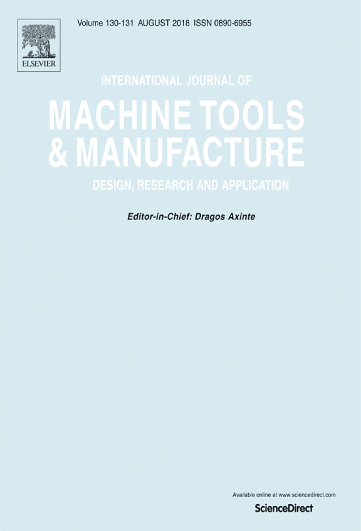 Capa: International Journal of Machine Tools & Manufacture