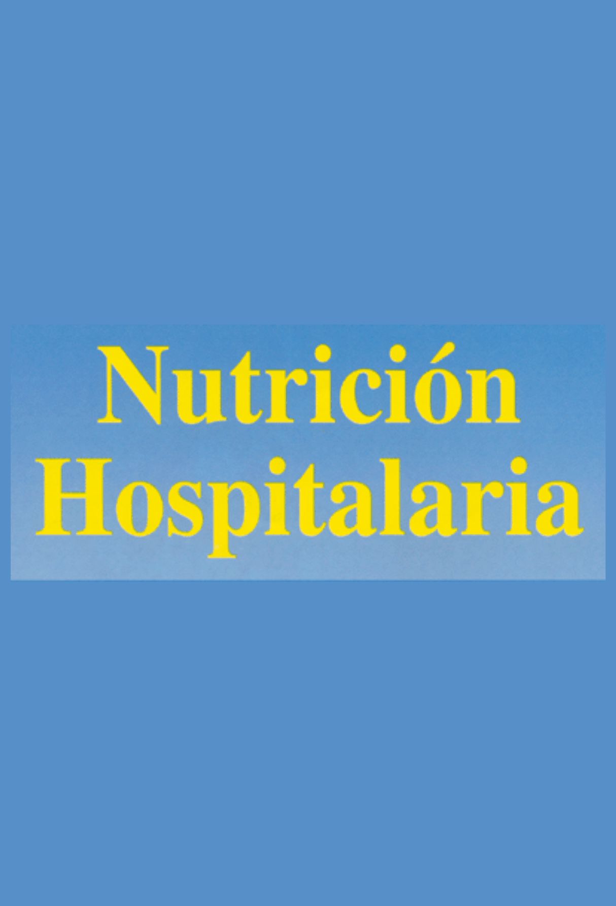 Capa: Nutrición Hospitalaria