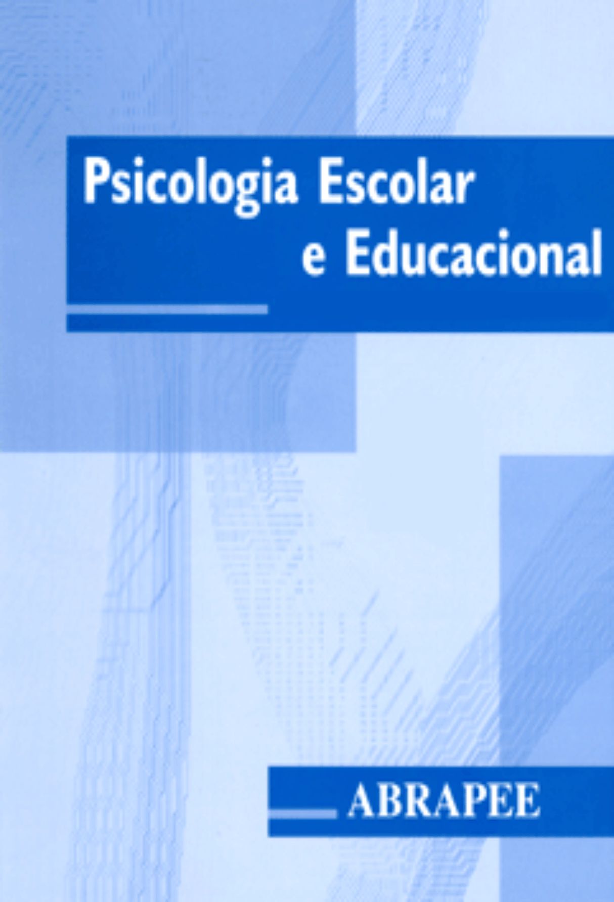 Capa: Psicologia Escolar e Educacional