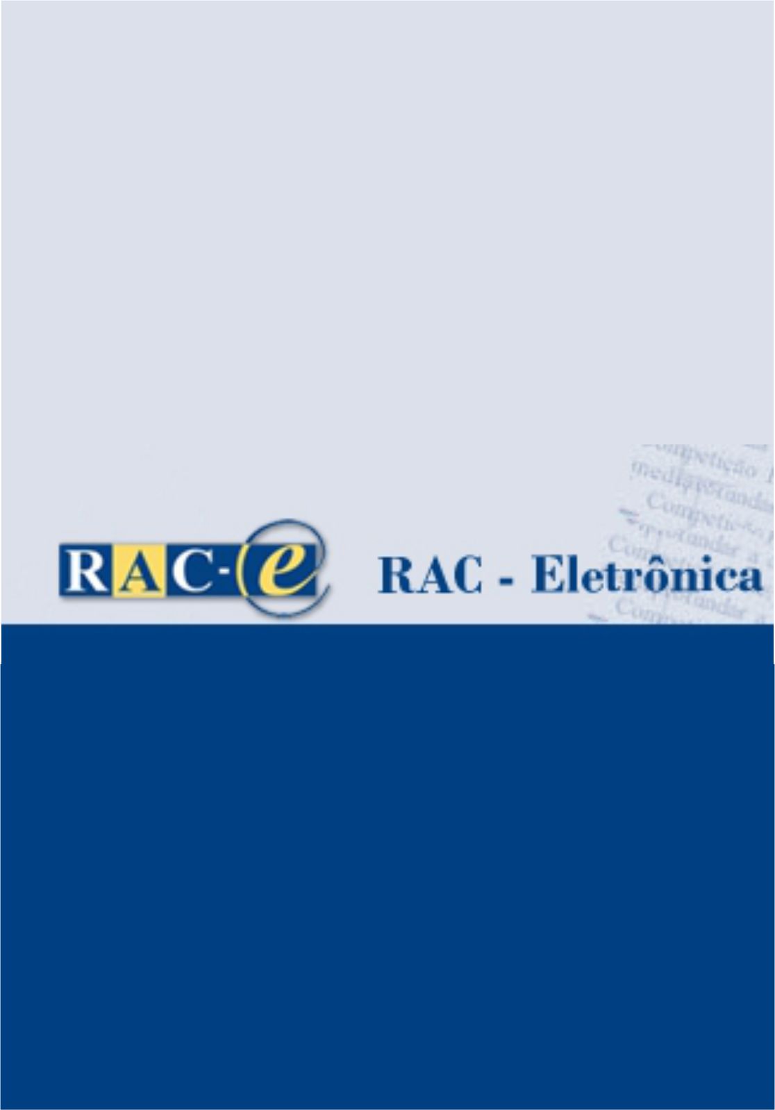 Capa: RAC eletrônica