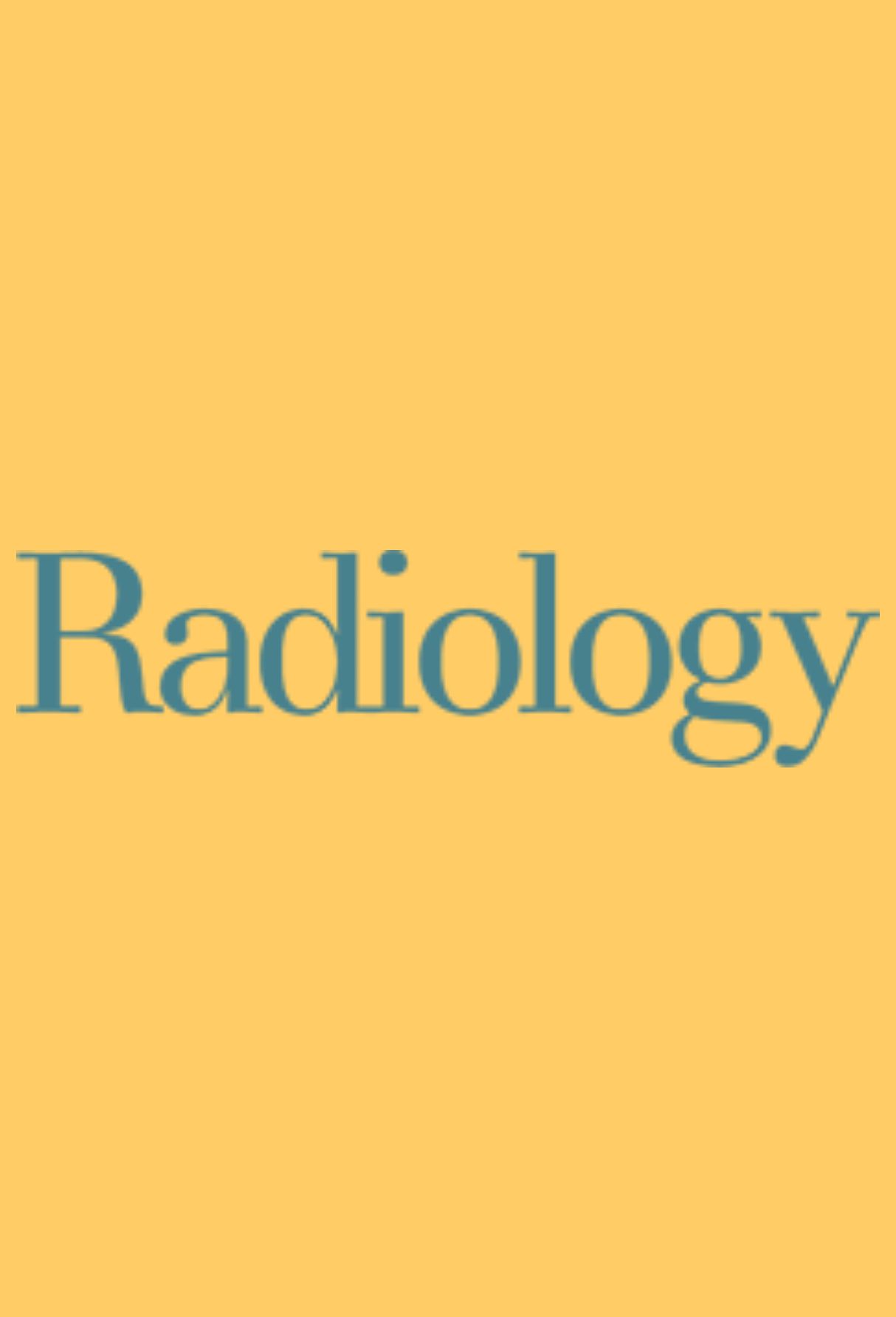 Capa: Radiology