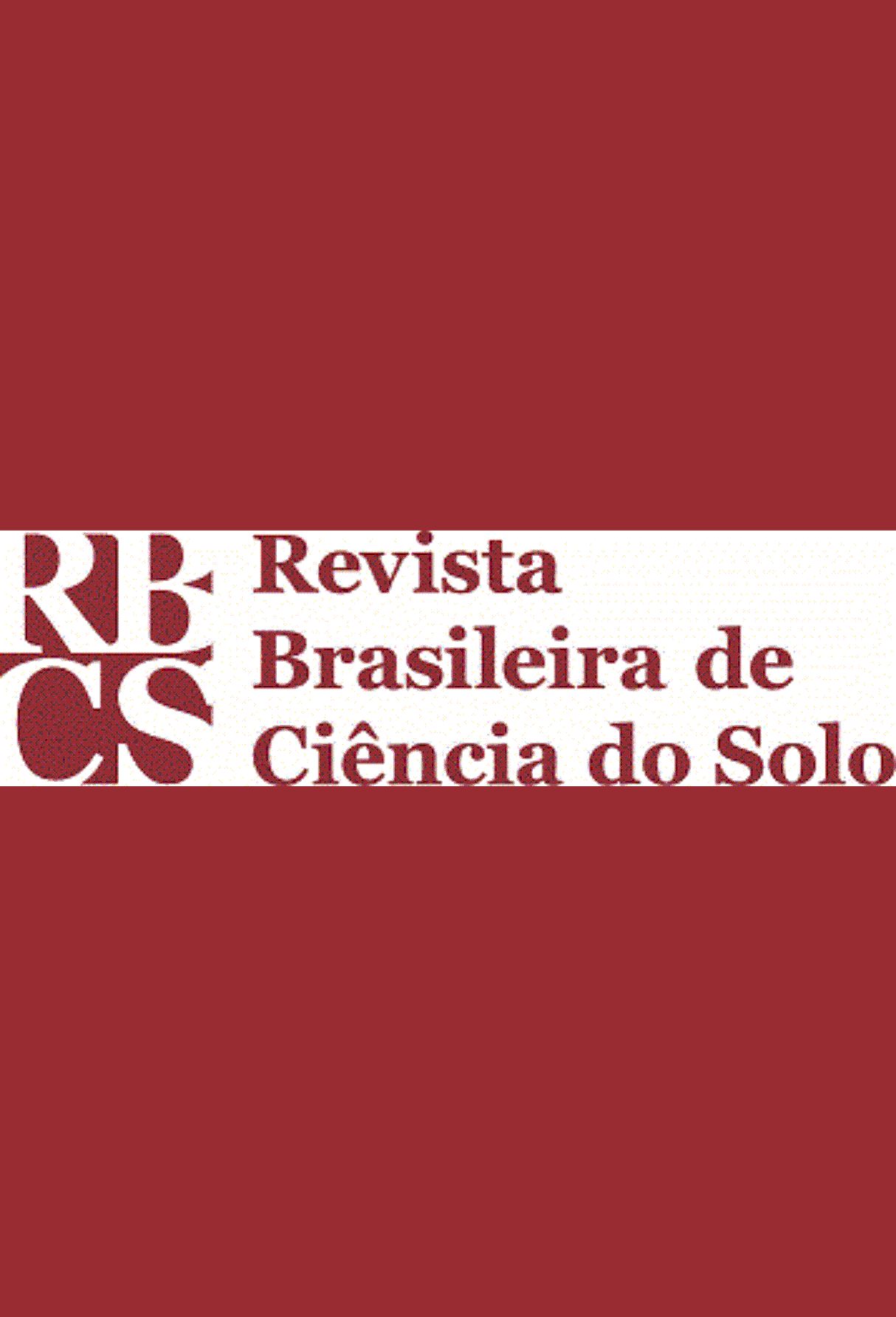 Capa: Revista Brasileira de Ciência do Solo