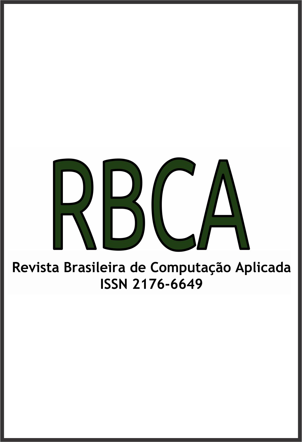 Capa: Revista Brasileira de Computação Aplicada