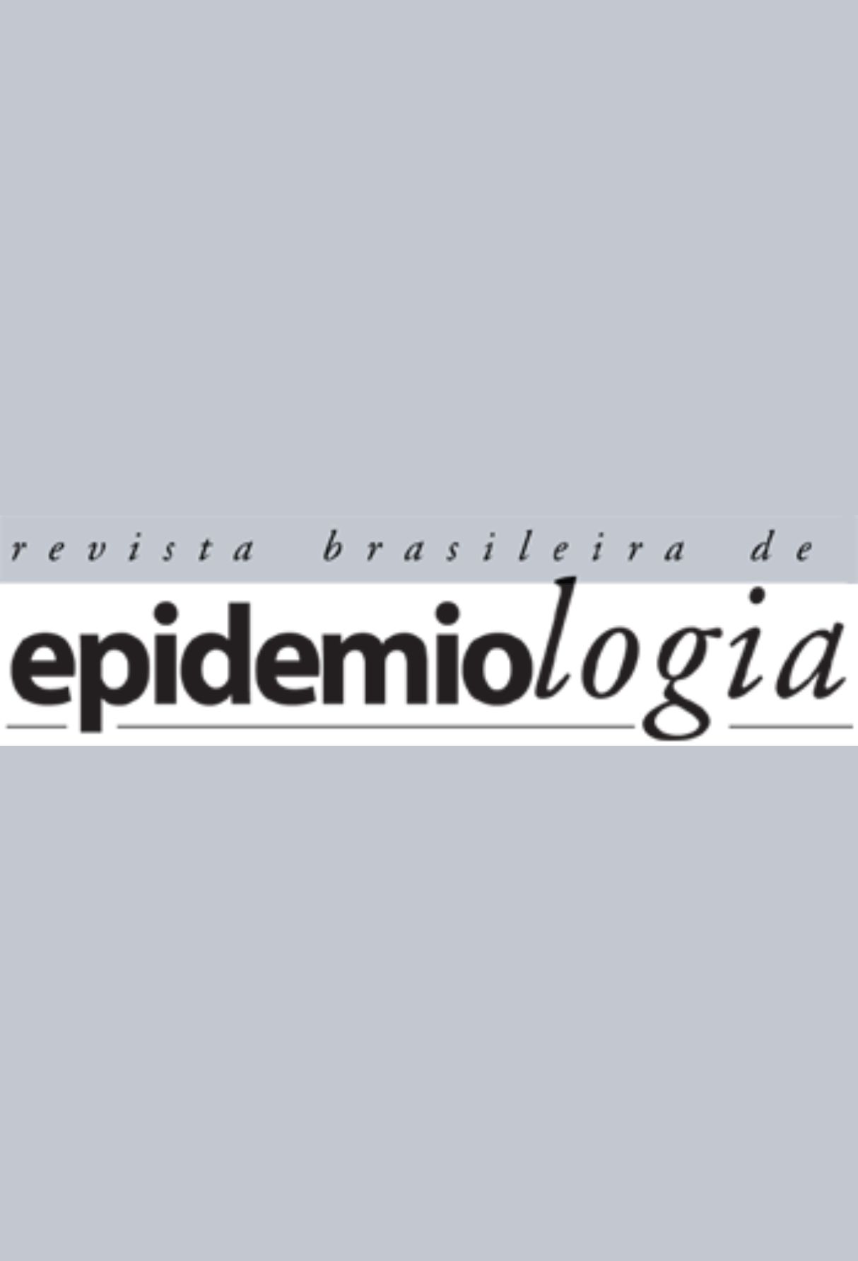 Capa: Revista Brasileira de Epidemiologia
