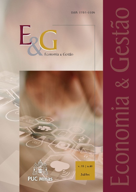 Capa: Revista E&G – Economia e Gestão