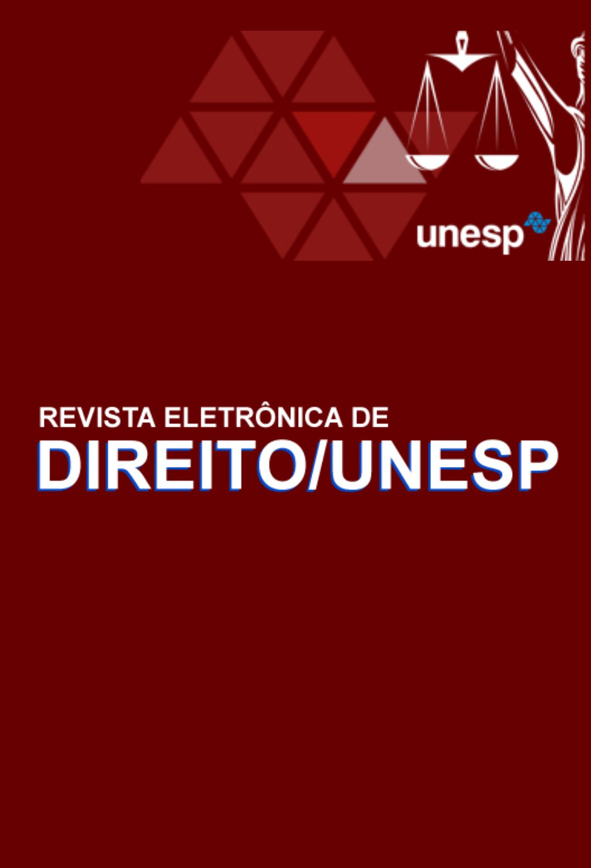 Capa: Revista Eletrônica de Direito UNESP
