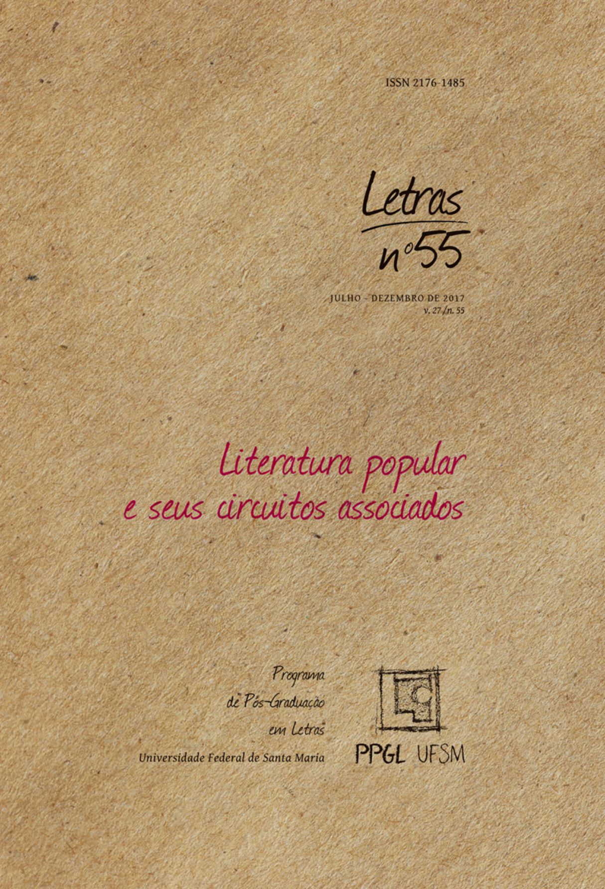 Capa: Revista Letras – UFSM