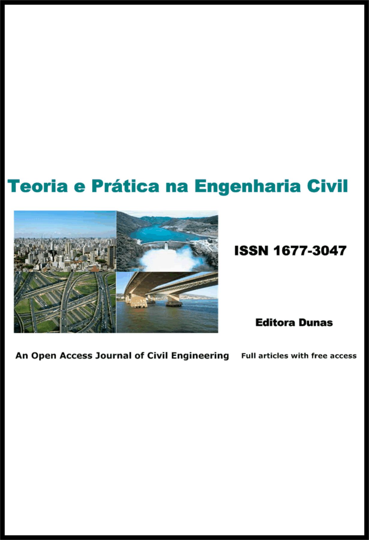 Capa: Revista Teoria e Prática na Engenharia Civil