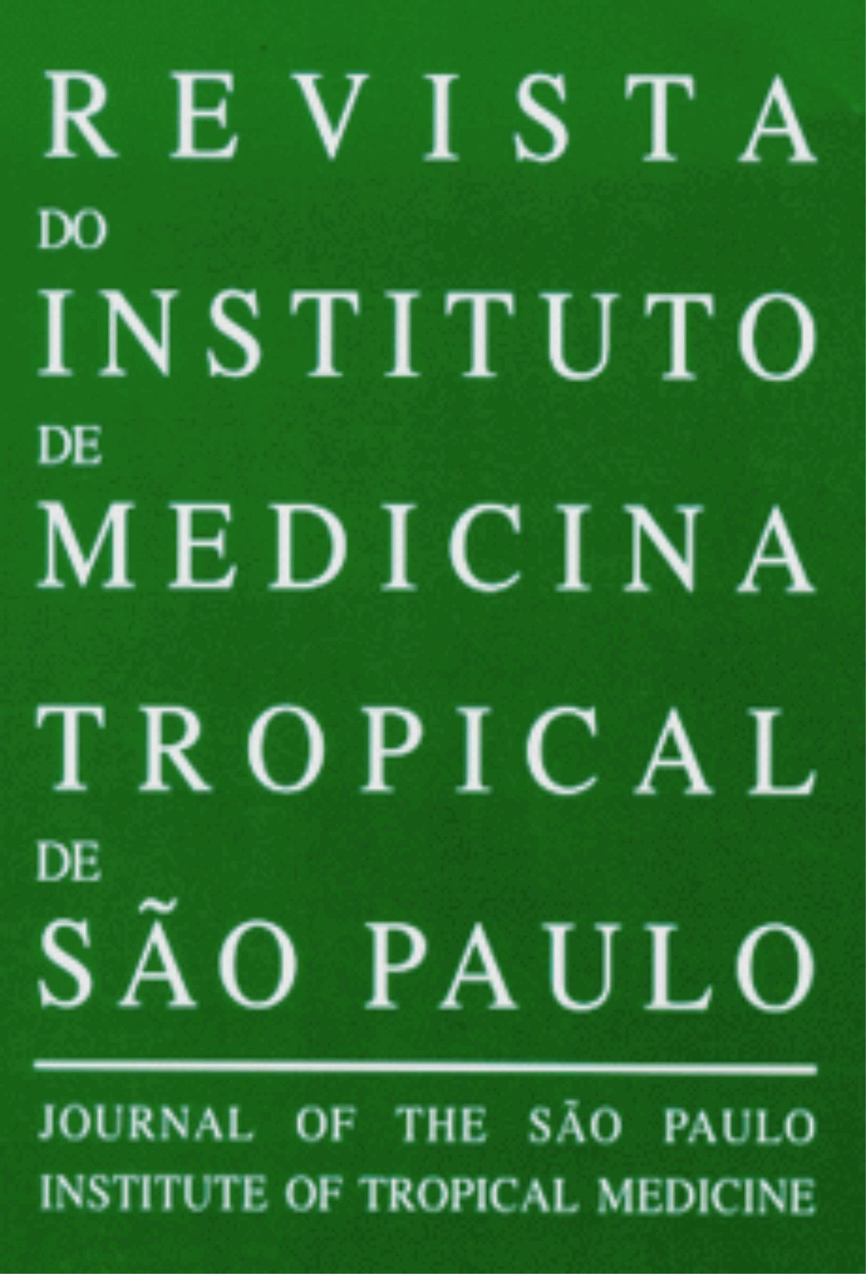 Capa: Revista do Instituto de Medicina Tropical de São Paulo