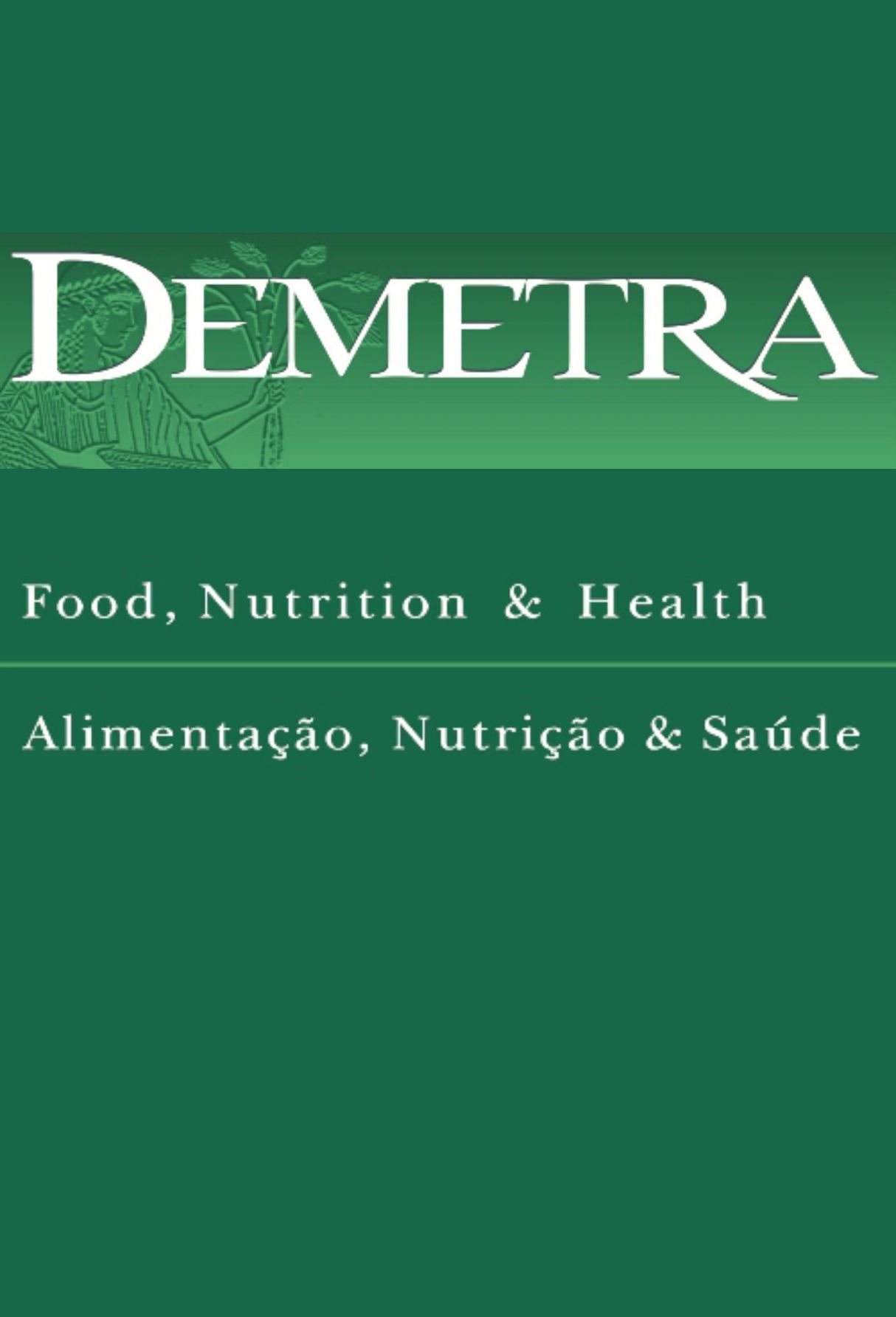 Capa: DEMETRA: Alimentação, Nutrição e Saúde