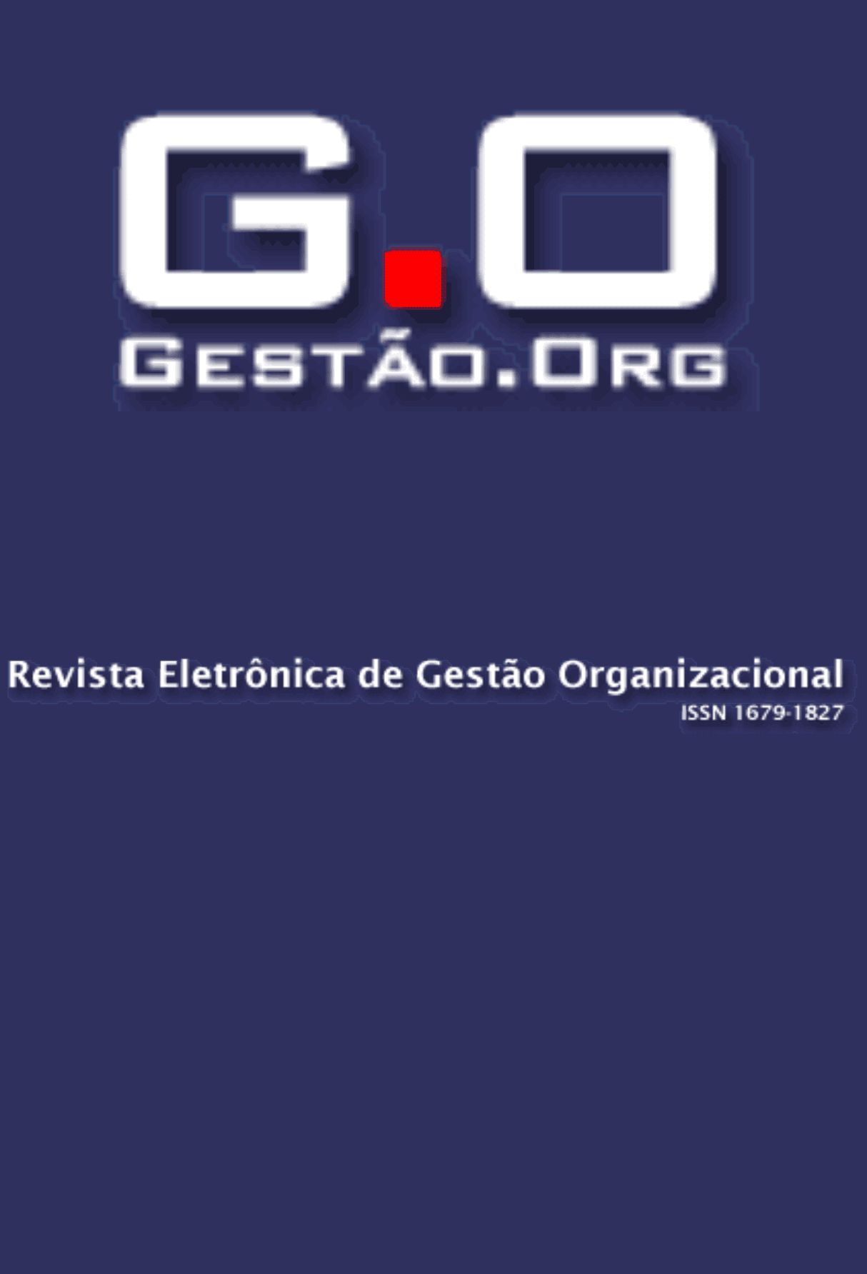 Capa: GESTÃO.Org – Revista Eletrônica de Gestão Organizacional
