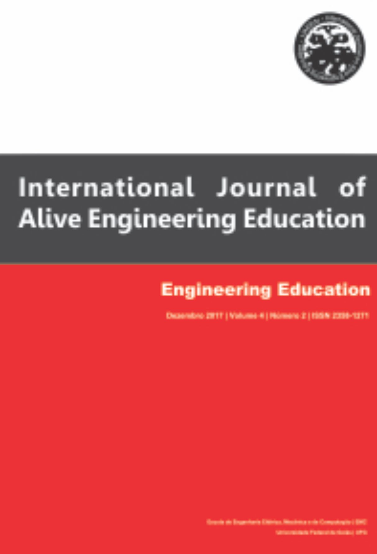 Capa: IJAEEdu – International Journal on Alive Engineering Education