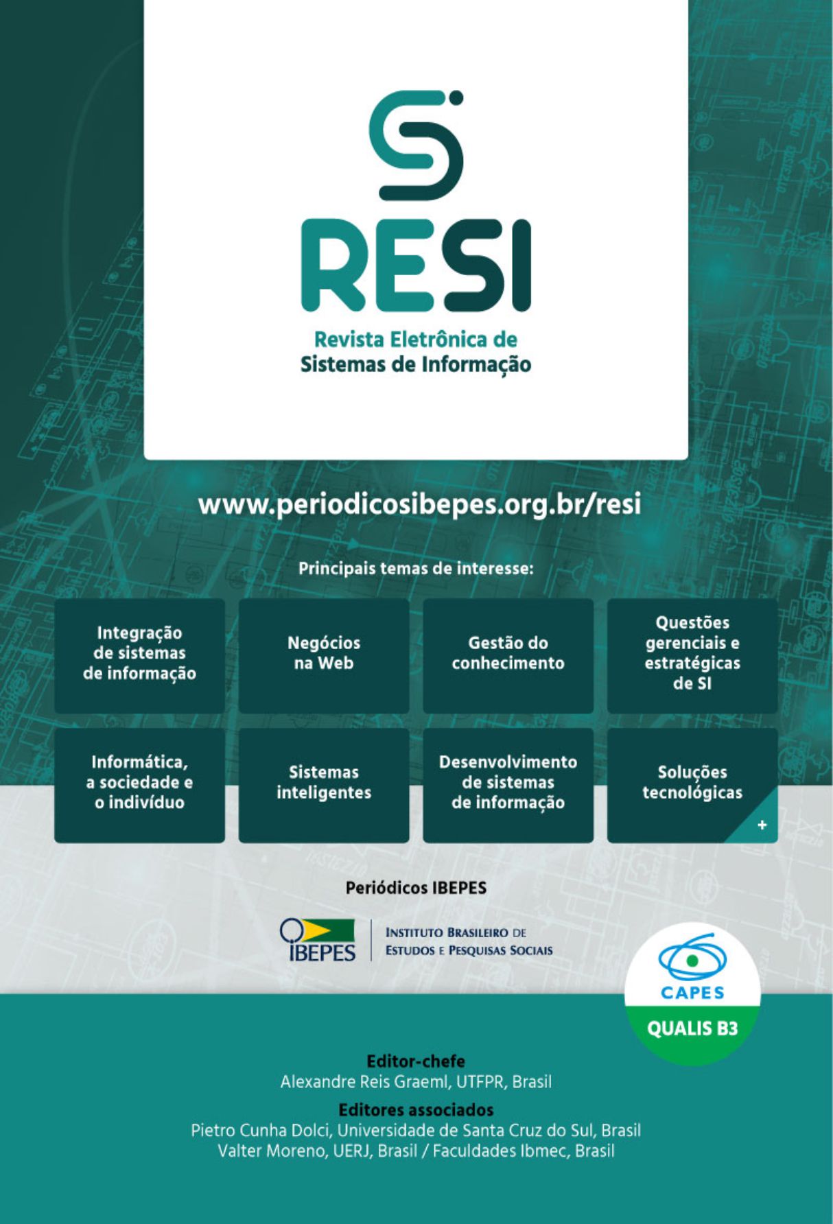 Capa: RESI – Revista Eletrônica de Sistemas de Informação