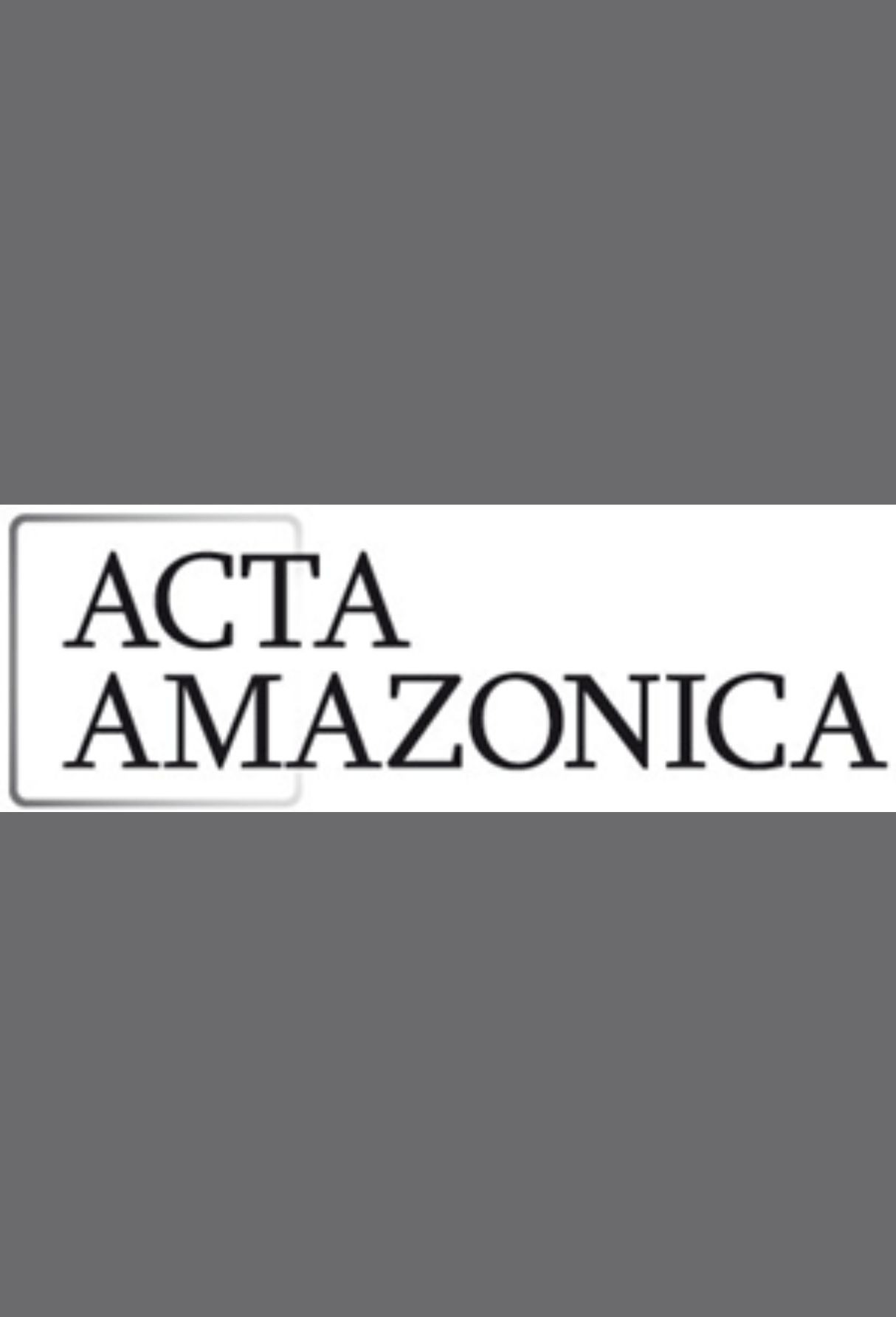 Capa: Revista Acta Amazonica