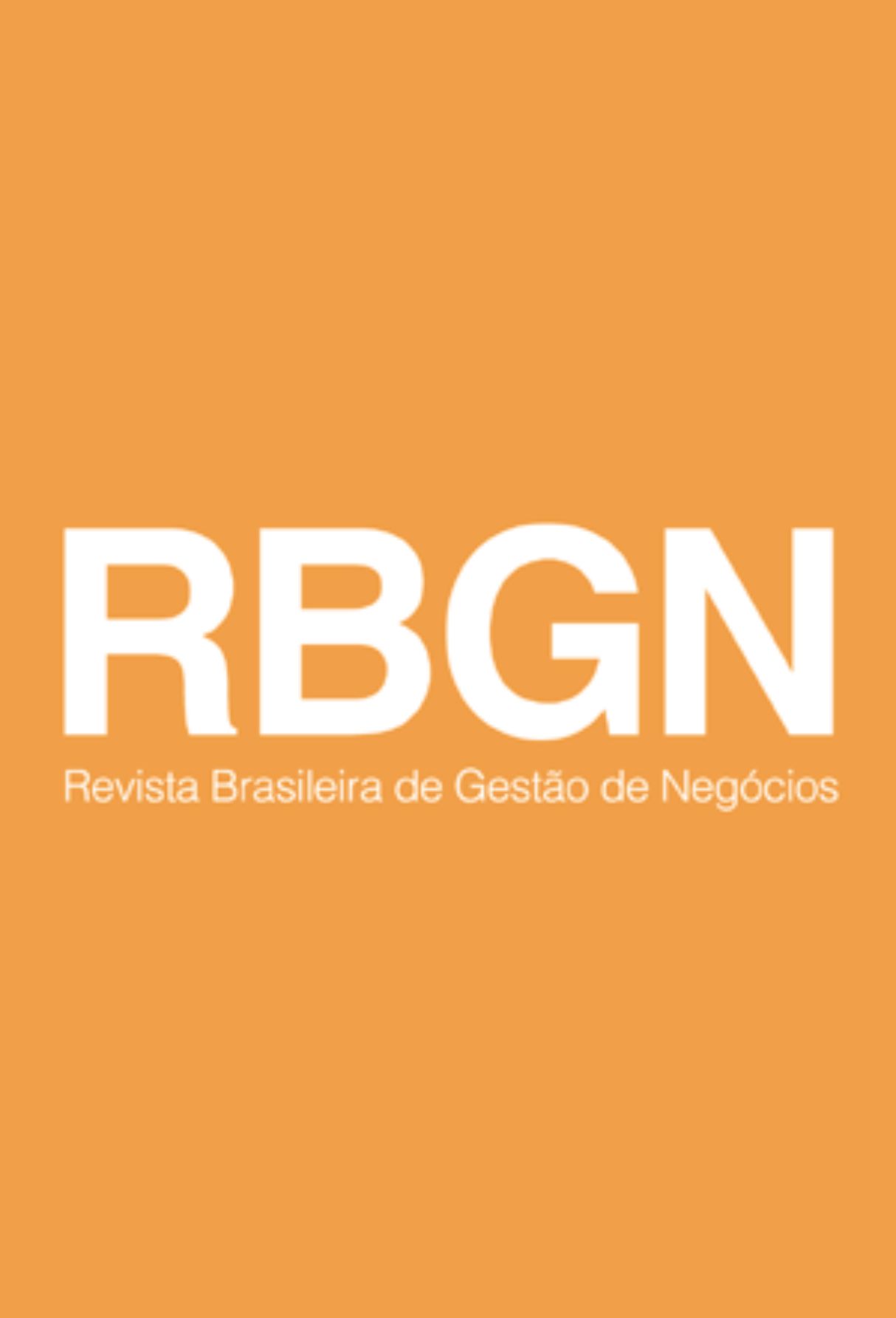 Capa: Revista Brasileira de Gestão de Negócios