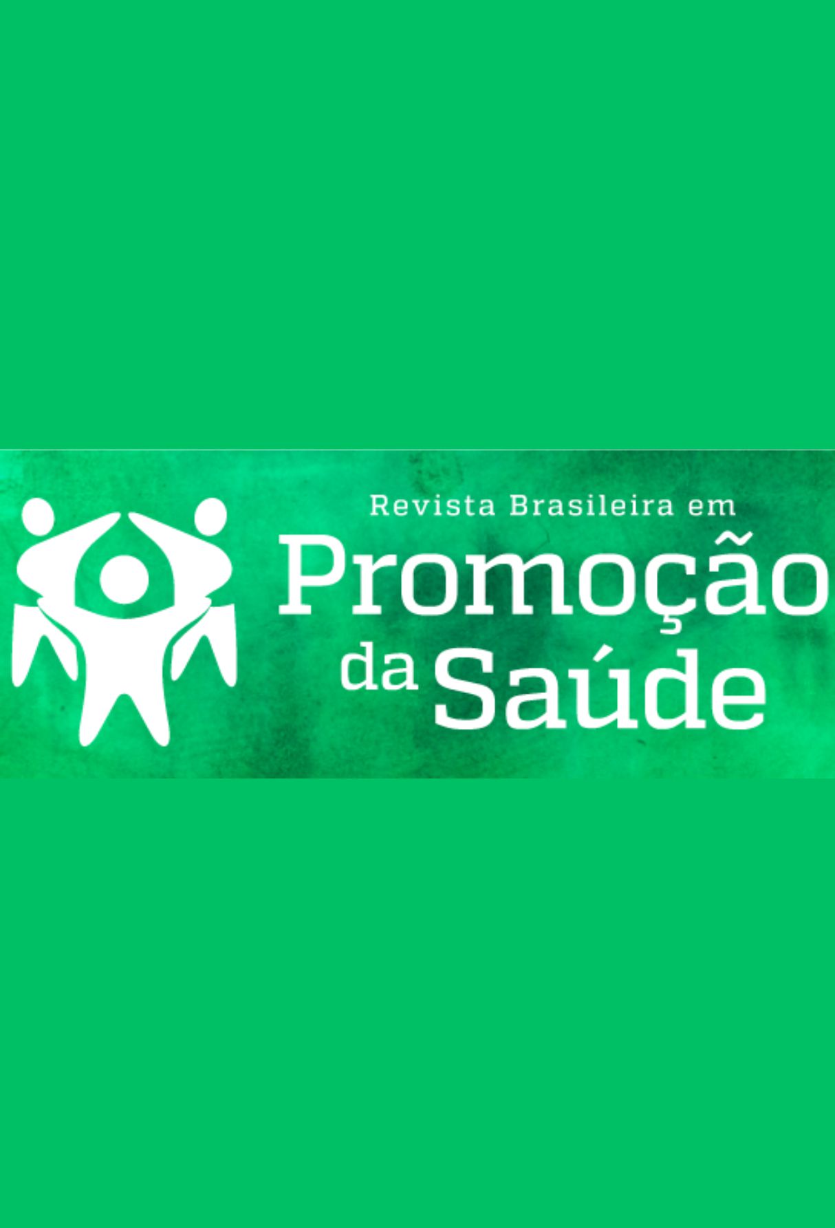 Capa: Revista Brasileira em Promoção da Saúde